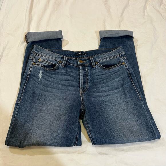 Level 99 Women's Morgan Slouchy Straight-Leg Jean size 28 - Picture 13 of 15